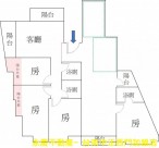 新化中山路大坪數4房景觀大樓整層兩戶打通四面採光